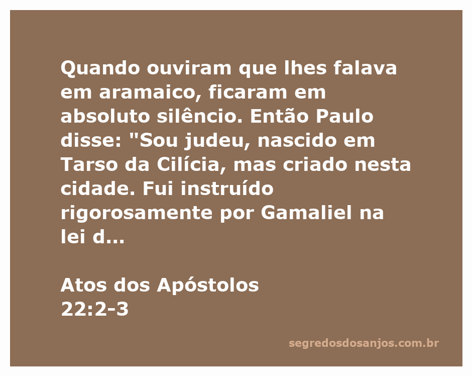 O apóstolo Paulo falando em aramaico para a multidão em Jerusalém, com expressões de atenção e interesse dos ouvintes.