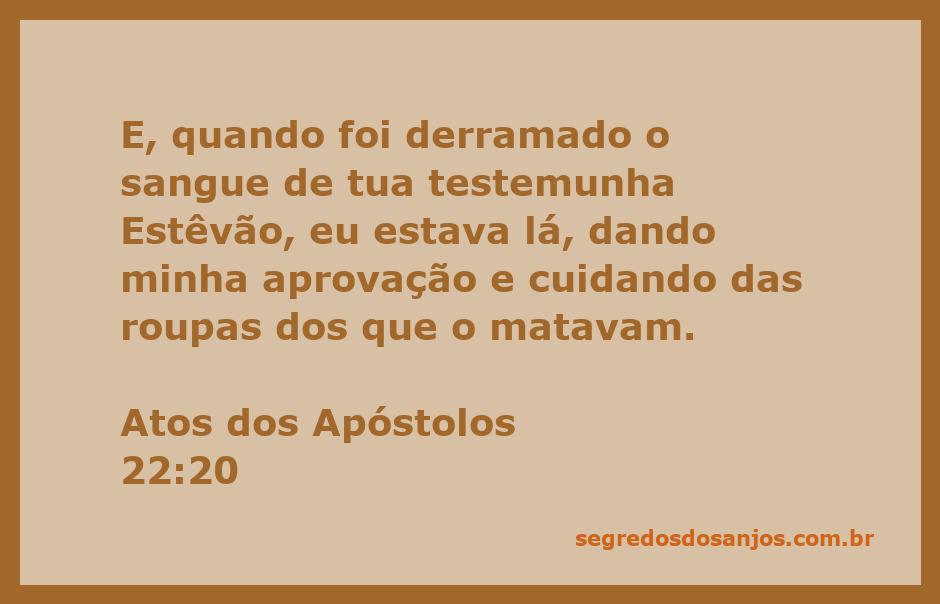 Paulo testemunhando o martírio de Estêvão, com roupas ao fundo simbolizando a aprovação de sua morte.