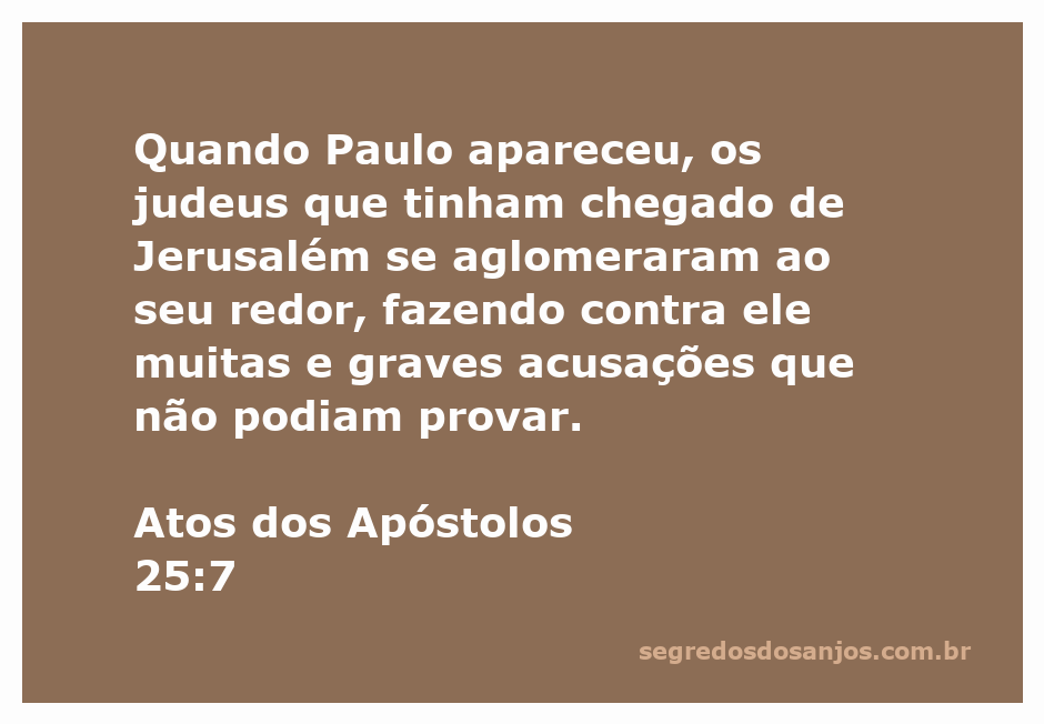 Paulo diante dos judeus em Jerusalém, onde enfrentou acusações sem provas.