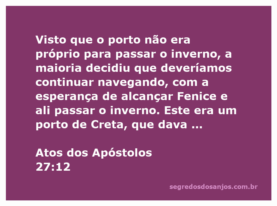 Navegação no mar Mediterrâneo com foco no porto de Fenice em Creta, conforme descrito em Atos 27:12.