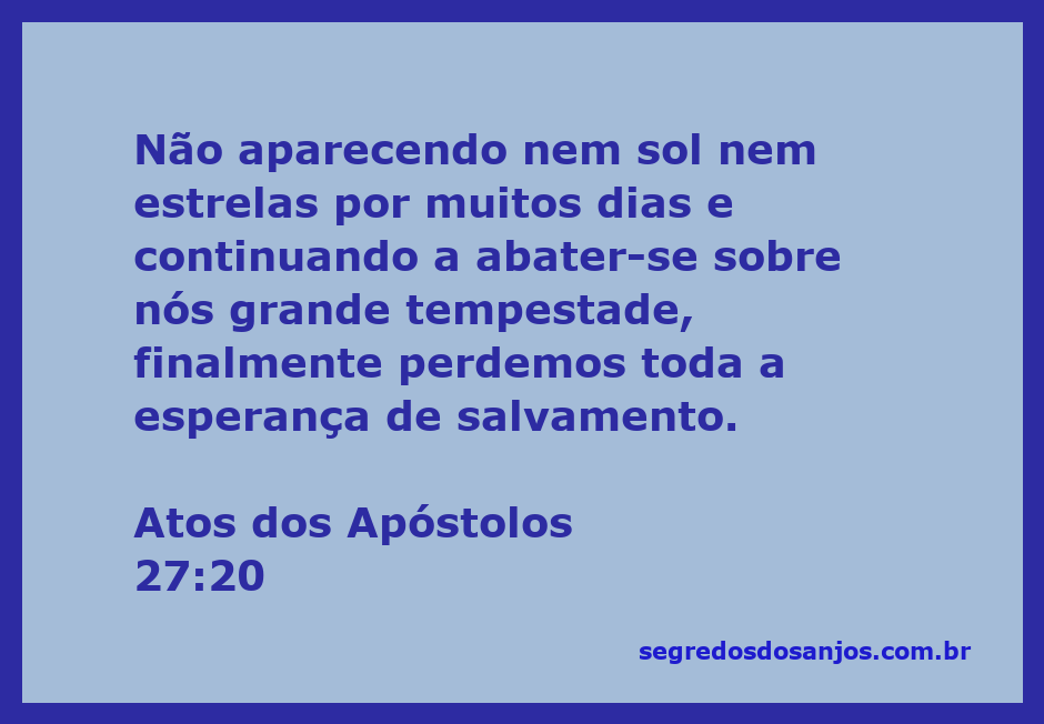Imagem de uma tempestade intensa no mar, simbolizando a passagem de Atos 27:20 sobre a perda de esperança em meio à adversidade.