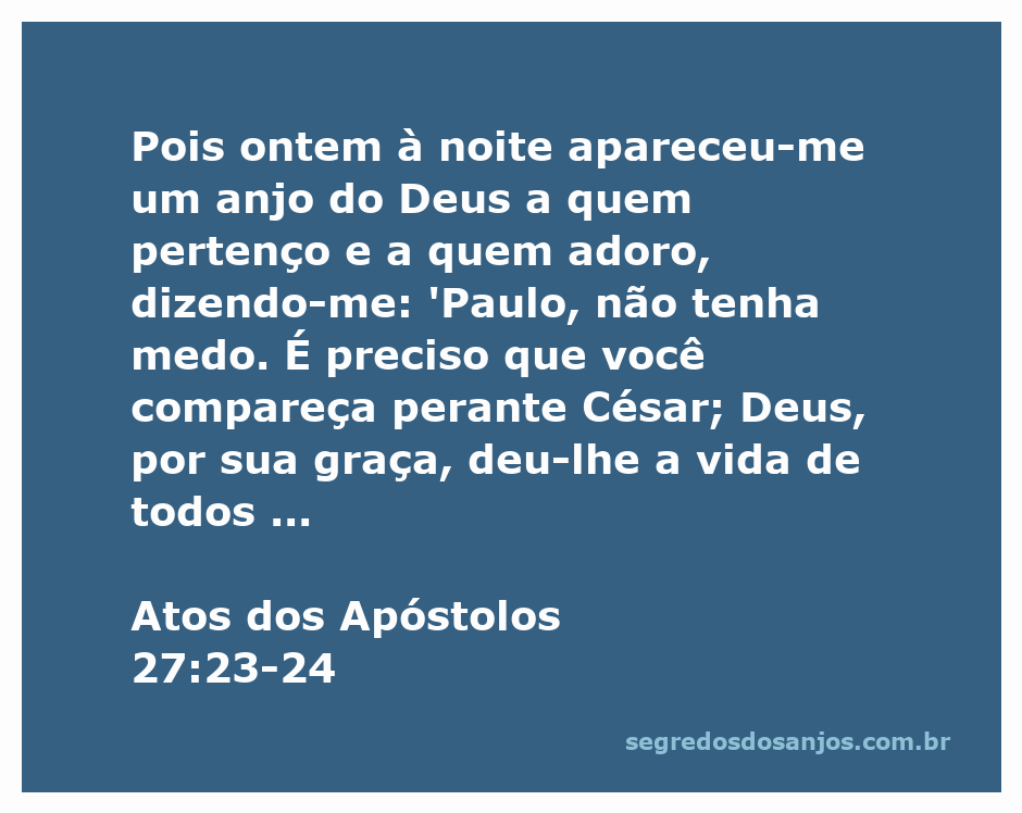 Imagem de Paulo recebendo uma mensagem de um anjo durante uma tempestade no mar, simbolizando fé e proteção divina.