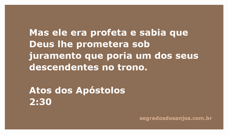 Representação artística de um profeta recebendo a promessa de Deus sobre o trono de um descendente.
