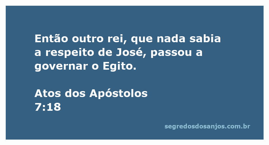 Rei do Egito que não conhecia José, ilustrando a mudança de liderança e a importância da memória histórica.