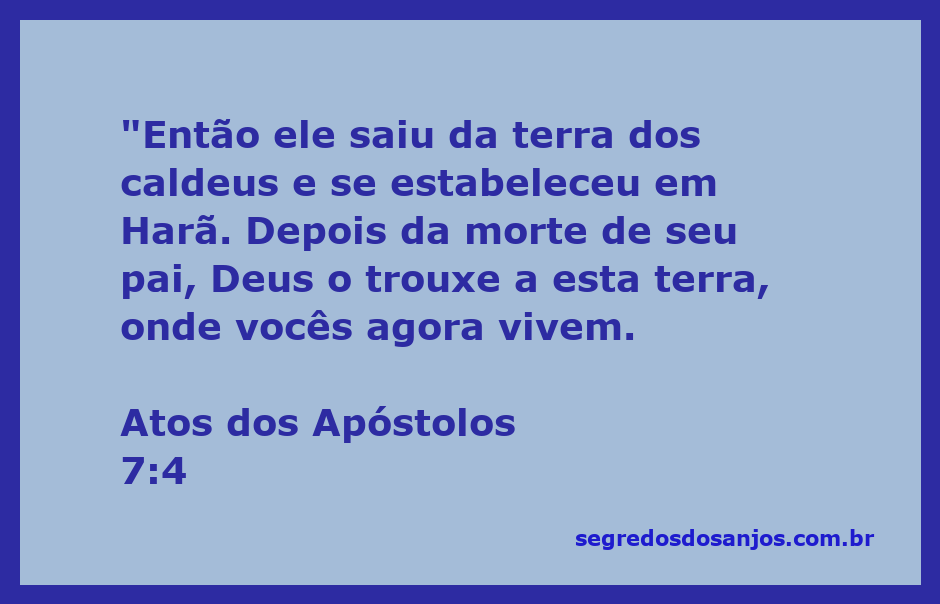 Ilustração de Abraão saindo da terra dos caldeus e se estabelecendo em Harã, representando sua jornada de fé.