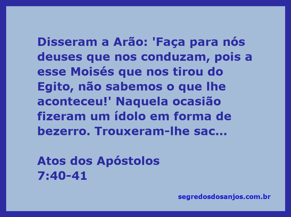 Imagem representando a adoração ao bezerro de ouro, simbolizando a idolatria do povo de Israel no deserto.