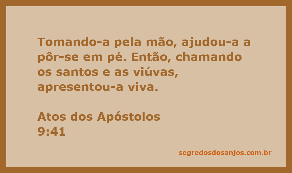 Imagem de um homem ajudando uma mulher a se levantar, simbolizando a ressurreição e a compaixão na passagem de Atos 9:41.