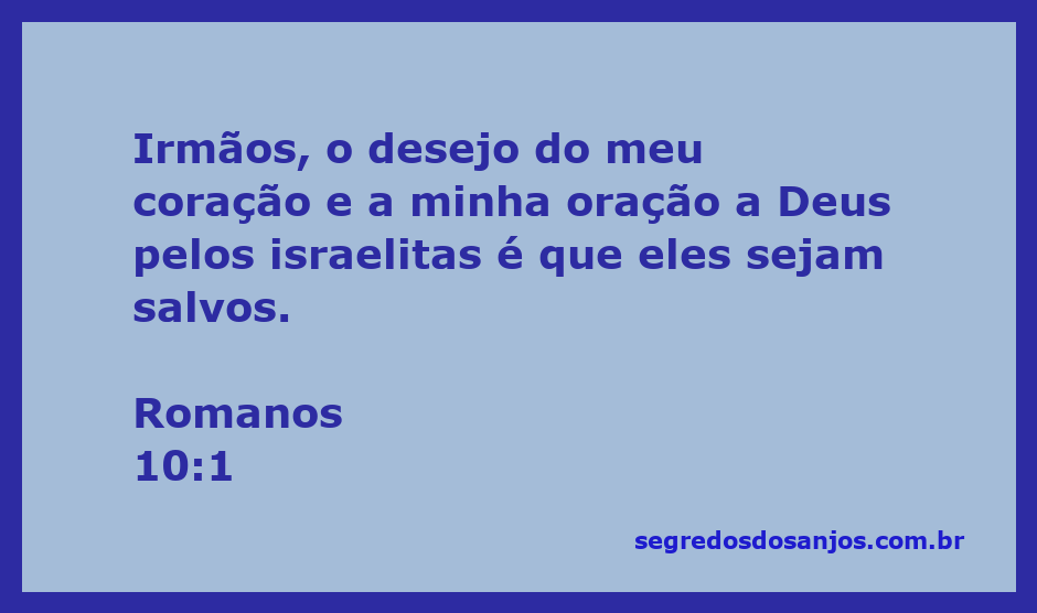 Imagem representativa de Romanos 10:1, expressando o desejo do apóstolo Paulo pela salvação dos israelitas.