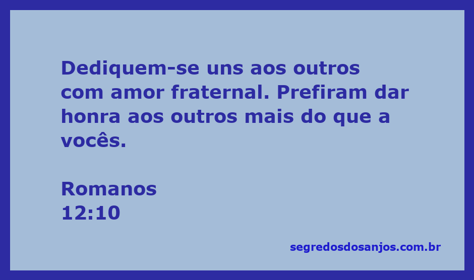 Ilustração representando o amor fraternal e a honra entre os irmãos, inspirada em Romanos 12:10.