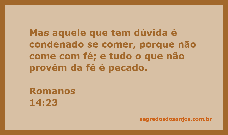 Uma ilustração representando Romanos 14:23 sobre a importância da fé na alimentação