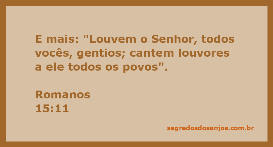 Imagem de pessoas de diferentes culturas louvando a Deus, representando Romanos 15:11.