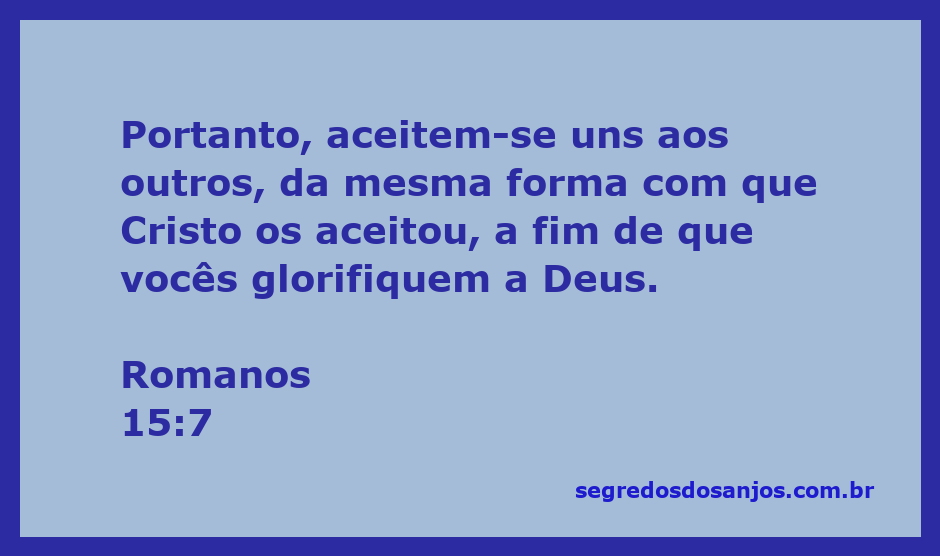 Ilustração da aceitação mútua entre pessoas, refletindo o amor de Cristo conforme Romanos 15:7.