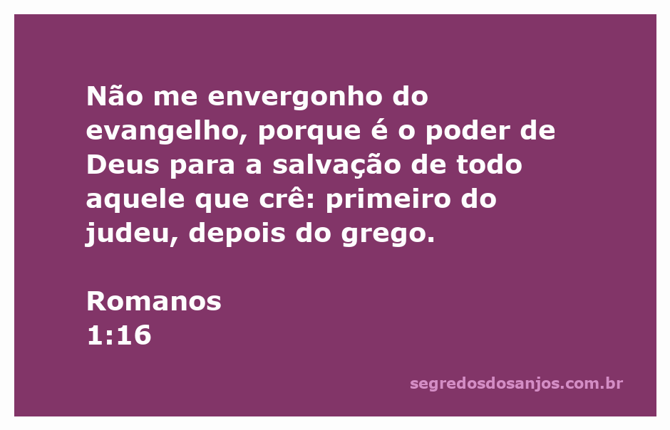 Imagem representativa do evangelho como poder de Deus para a salvação conforme Romanos 1:16