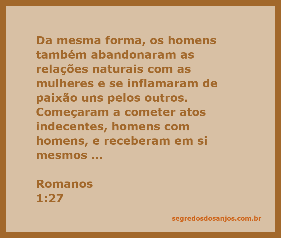 Ilustração de homens expressando amor e paixão entre si, simbolizando a mensagem de Romanos 1:27.
