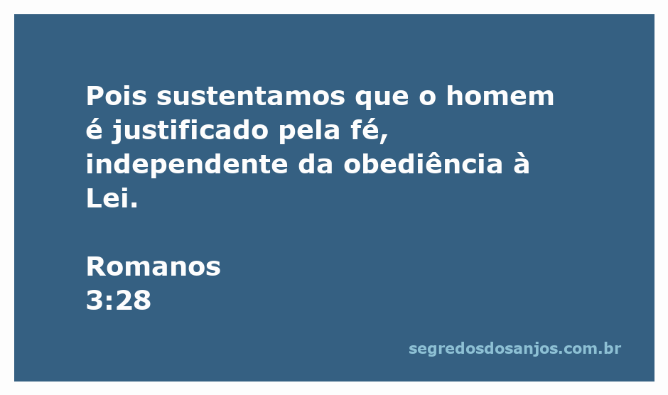 Imagem representativa do versículo Romanos 3:28, que fala sobre a justificação pela fé.