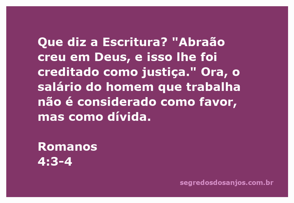 Imagem representativa de Abraão acreditando em Deus, simbolizando fé e justiça