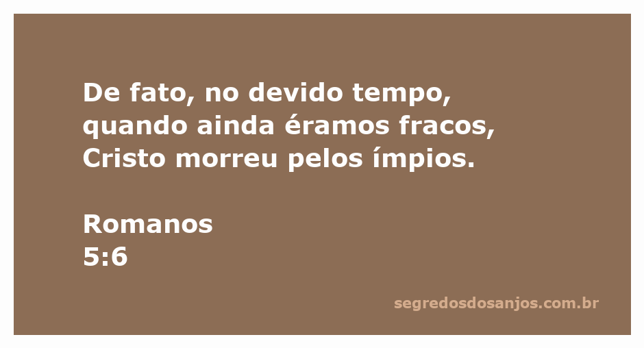 Imagem representativa de Romanos 5:6, mostrando Cristo demonstrando amor e sacrifício pelos pecadores.