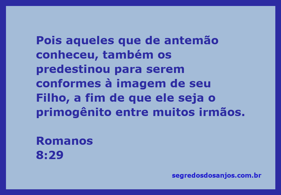Representação artística de Romanos 8:29, destacando a conformidade à imagem do Filho de Deus.