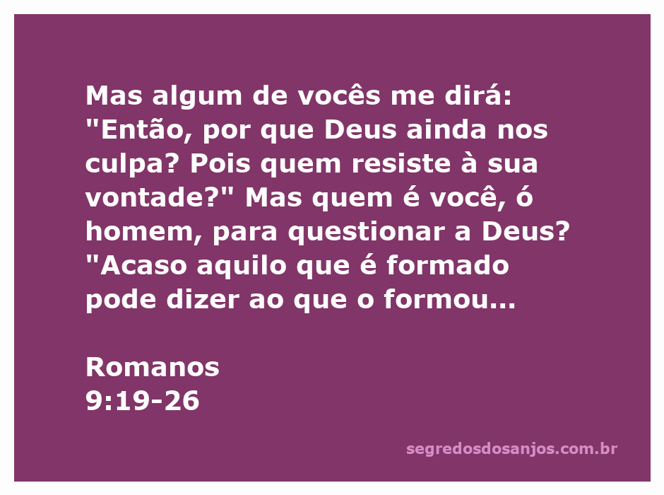 Imagem representativa da passagem de Romanos 9:19-26, que discute a soberania de Deus e a sua misericórdia.