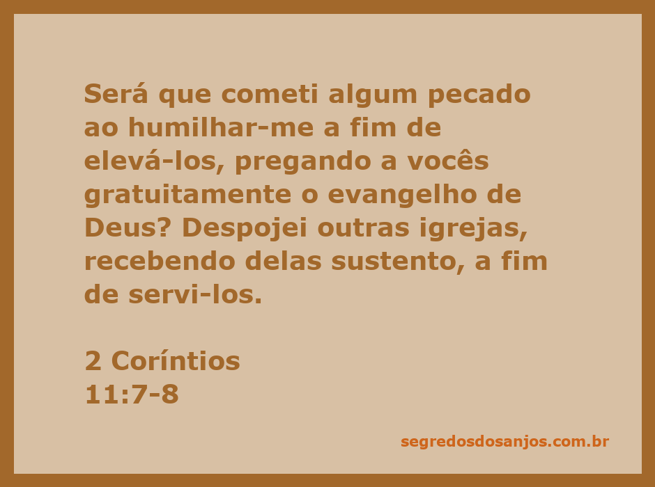 Imagem representando o apóstolo Paulo pregando o evangelho de Deus de forma gratuita e servindo às igrejas em necessidade.