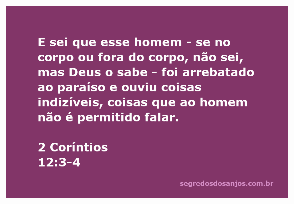 Imagem representativa do arrebatamento ao paraíso descrito em 2 Coríntios 12:3-4