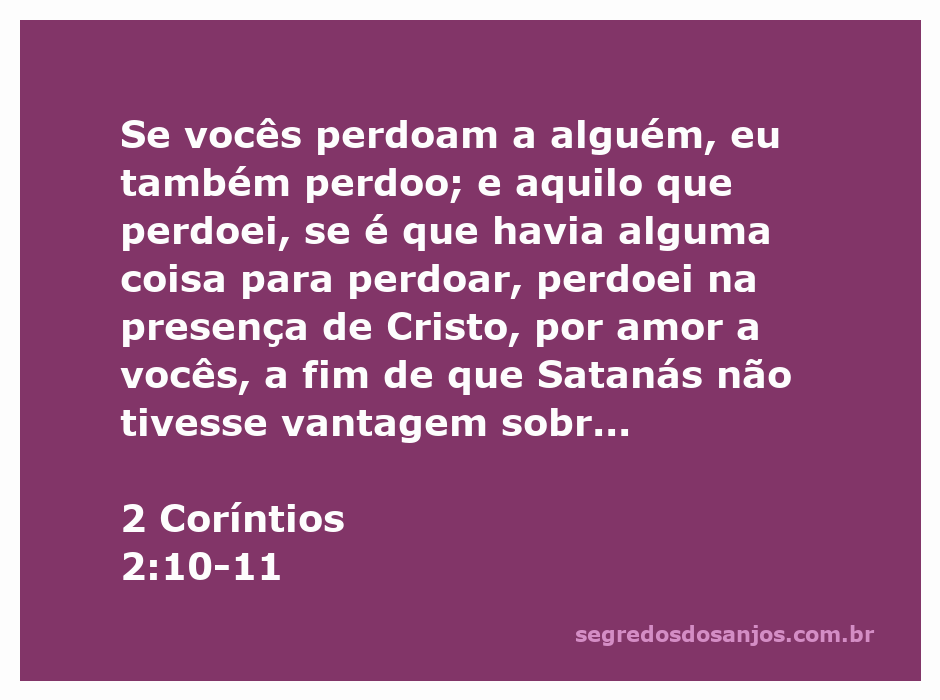 Imagem representativa do perdão, com símbolos de amor e reconciliação, inspirada em 2 Coríntios 2:10-11.