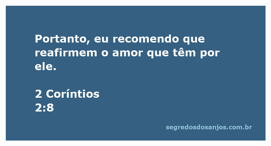 Imagem que representa a reafirmação do amor entre irmãos na fé, inspirada em 2 Coríntios 2:8.