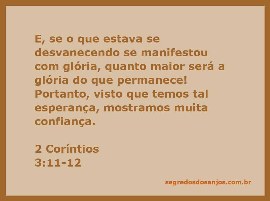 Imagem que ilustra a glória da nova aliança em Cristo, destacando a esperança e confiança em Deus.