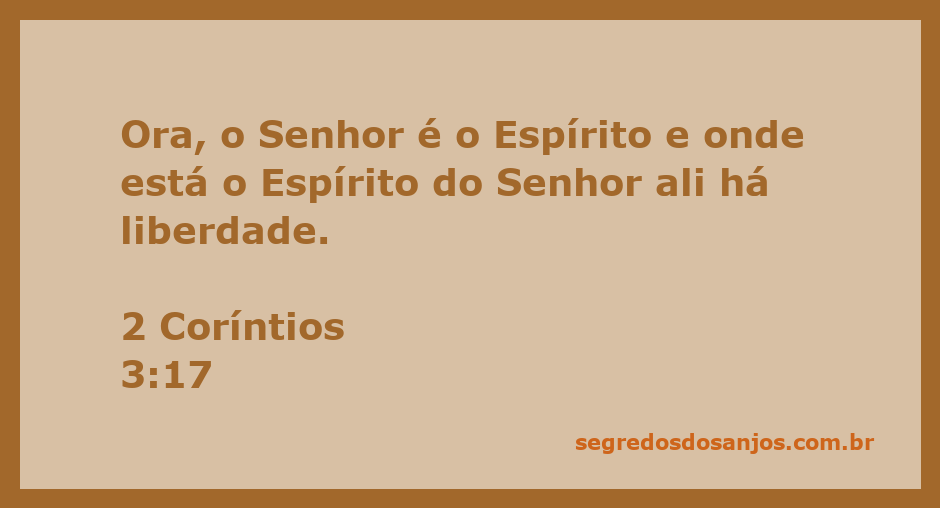 Imagem representativa da liberdade espiritual com uma pomba branca, simbolizando o Espírito do Senhor.