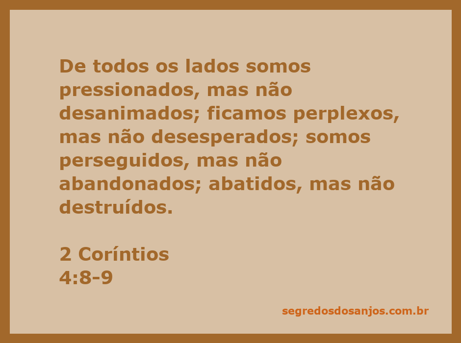Imagem representativa de superação e resiliência, inspirada em 2 Coríntios 4:8-9, mostrando pessoas enfrentando desafios com esperança.