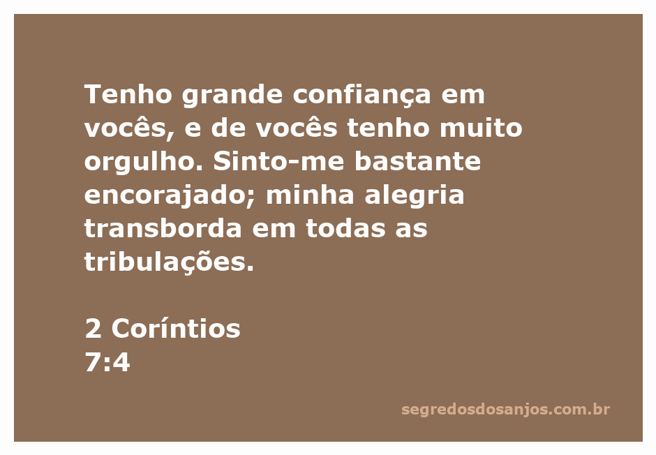Imagem representativa da confiança e orgulho que Paulo tem pelos Coríntios, simbolizando encorajamento em tempos difíceis.