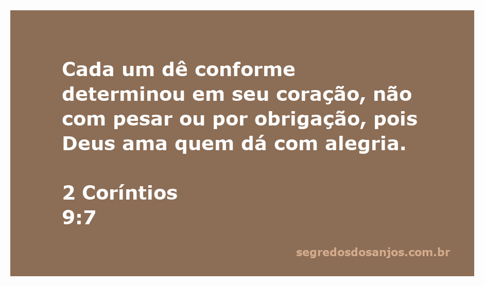 Imagem representativa da generosidade e do ato de dar com alegria, inspirada em 2 Coríntios 9:7.