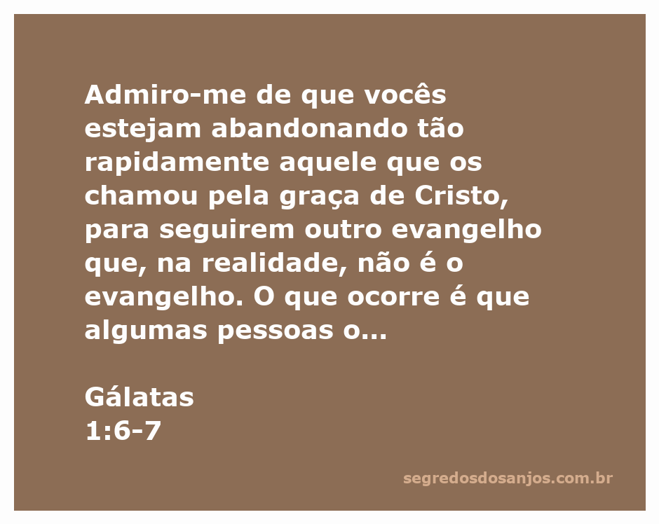 Imagem representativa do versículo Gálatas 1:6-7, mostrando uma pessoa refletindo sobre a verdadeira mensagem do evangelho.