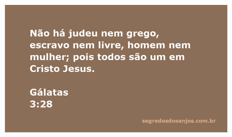 Um grupo diversificado de pessoas unidas em Cristo, representando a igualdade entre judeus, gregos, escravos, livres, homens e mulheres conforme Gálatas 3:28.