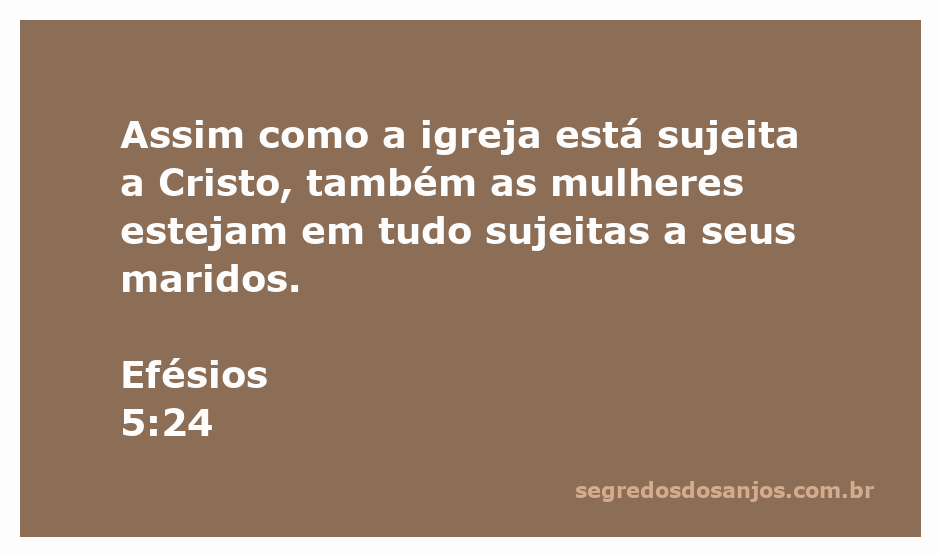 Uma representação simbólica da relação entre a igreja e Cristo, destacando a submissão das mulheres aos seus maridos conforme Efésios 5:24.