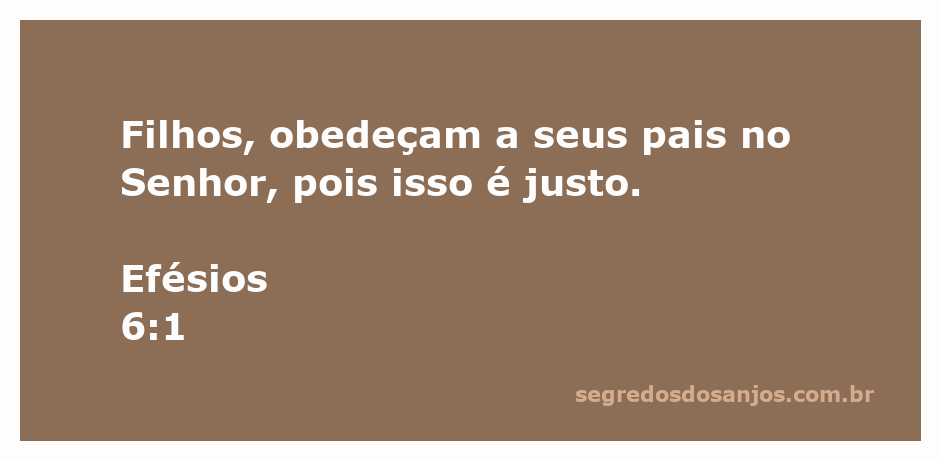 Imagem de crianças obedecendo a seus pais, simbolizando a passagem bíblica de Efésios 6:1.