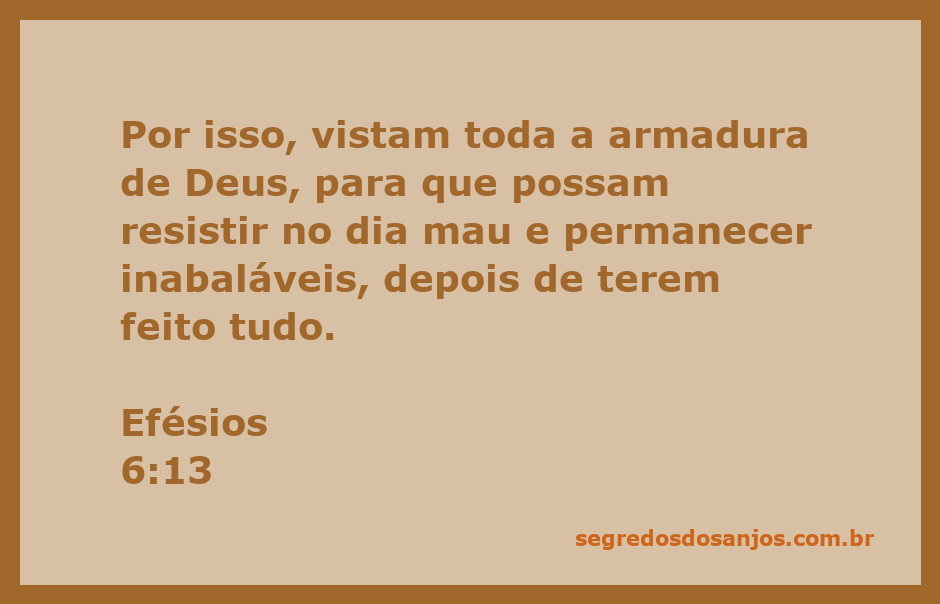 Imagem representando a armadura de Deus, simbolizando proteção espiritual conforme Efésios 6:13.