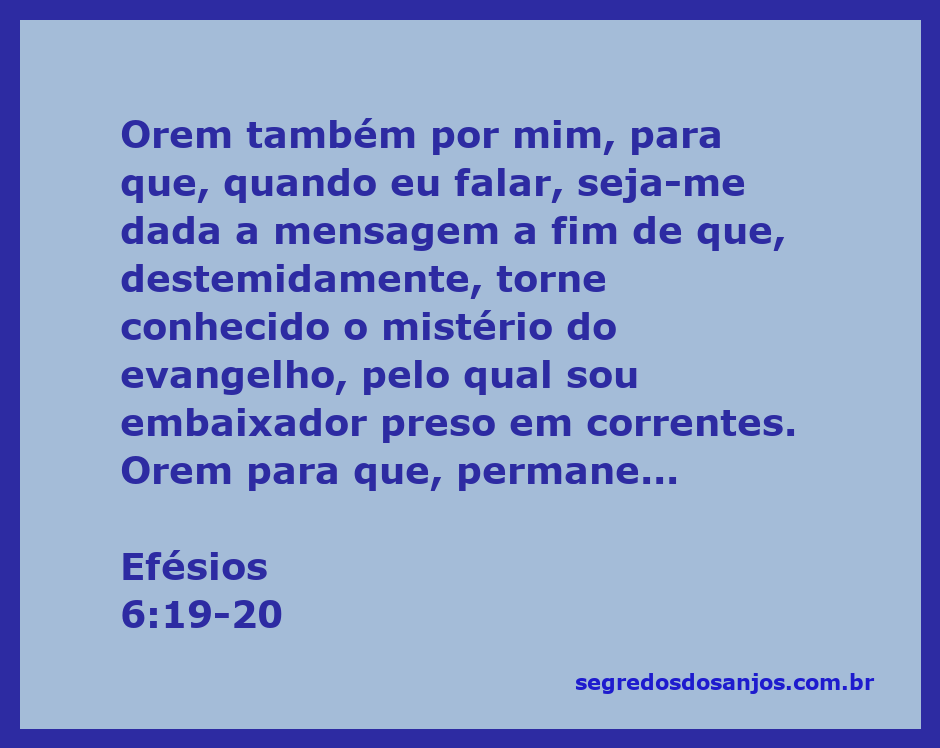 A imagem representa o apóstolo Paulo orando por coragem e sabedoria enquanto está preso, refletindo sobre Efésios 6:19-20.