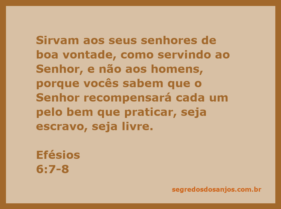 Um trabalhador servindo com dedicação, simbolizando o versículo de Efésios 6:7-8 sobre a importância de servir de boa vontade.