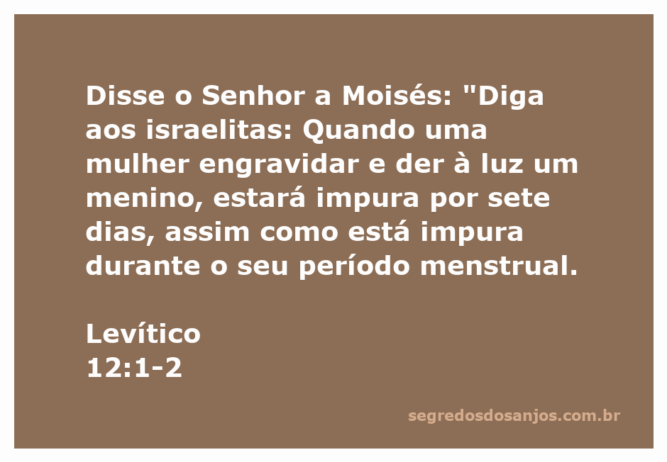Ilustração de uma mulher com um recém-nascido, simbolizando a purificação após o parto segundo Levítico 12:1-2.
