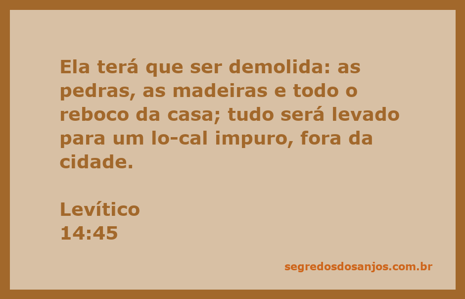 Imagem de uma casa em ruínas, simbolizando a demolição conforme Levítico 14:45.