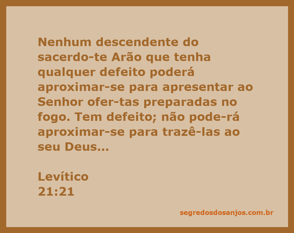 Um sacerdote da linhagem de Arão meditando em frente ao altar do Senhor, simbolizando a pureza e a santidade exigidas para o serviço divino.