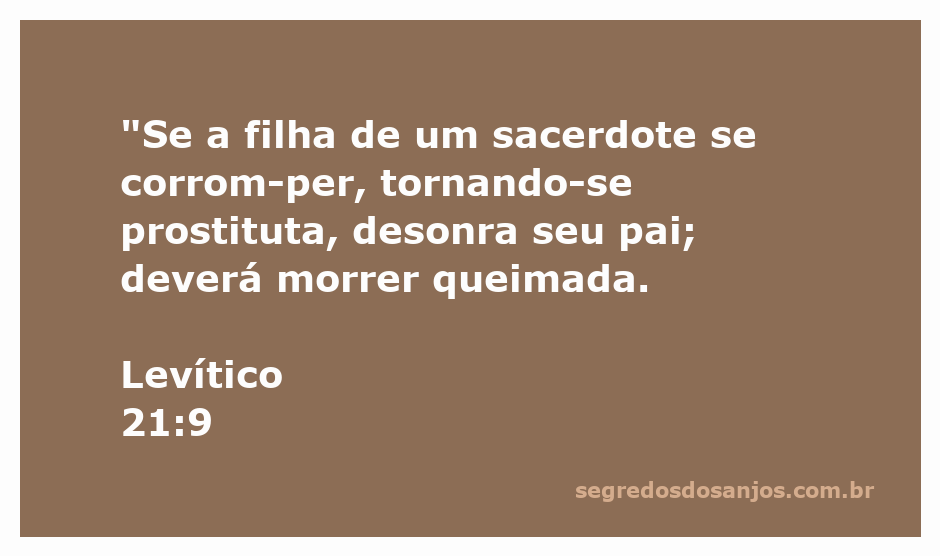 Imagem simbólica representando a desonra e as consequências da corrupção moral na família sacerdotal.