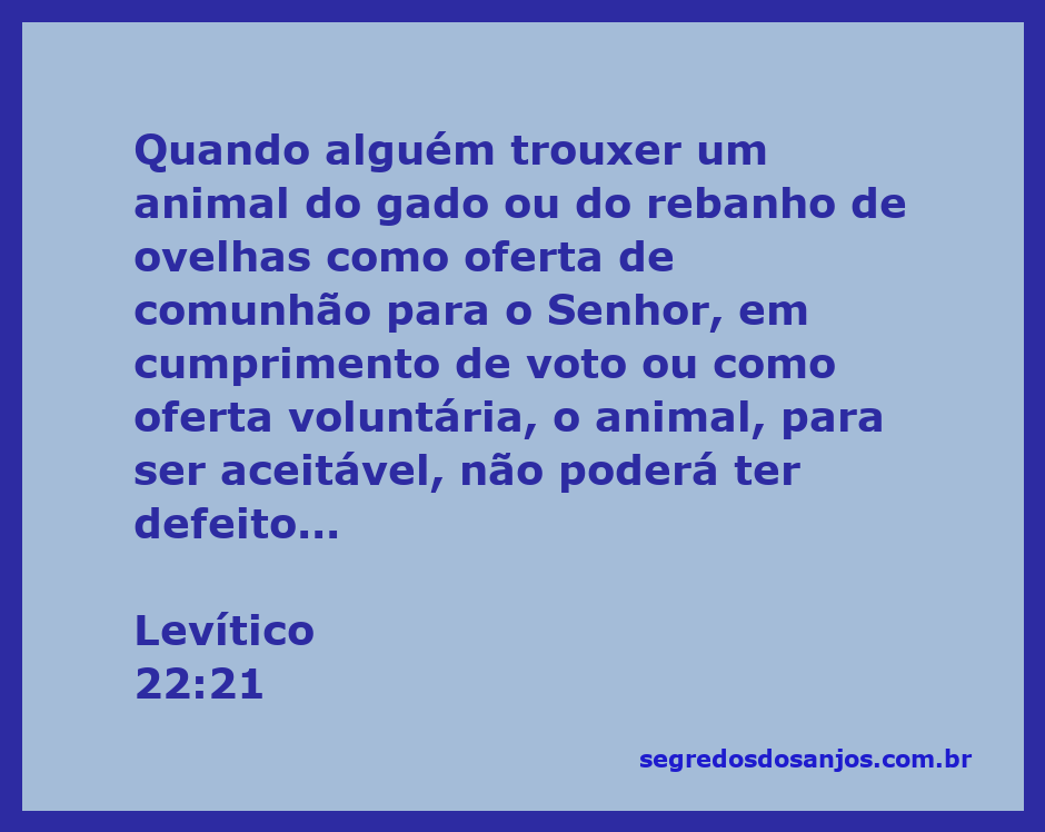 Imagem de um animal saudável sendo oferecido como sacrifício, simbolizando a pureza e aceitação nas ofertas ao Senhor.