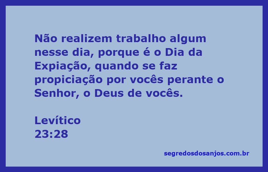 Imagem representativa do Dia da Expiação, destacando a importância do descanso e propiciação perante Deus.