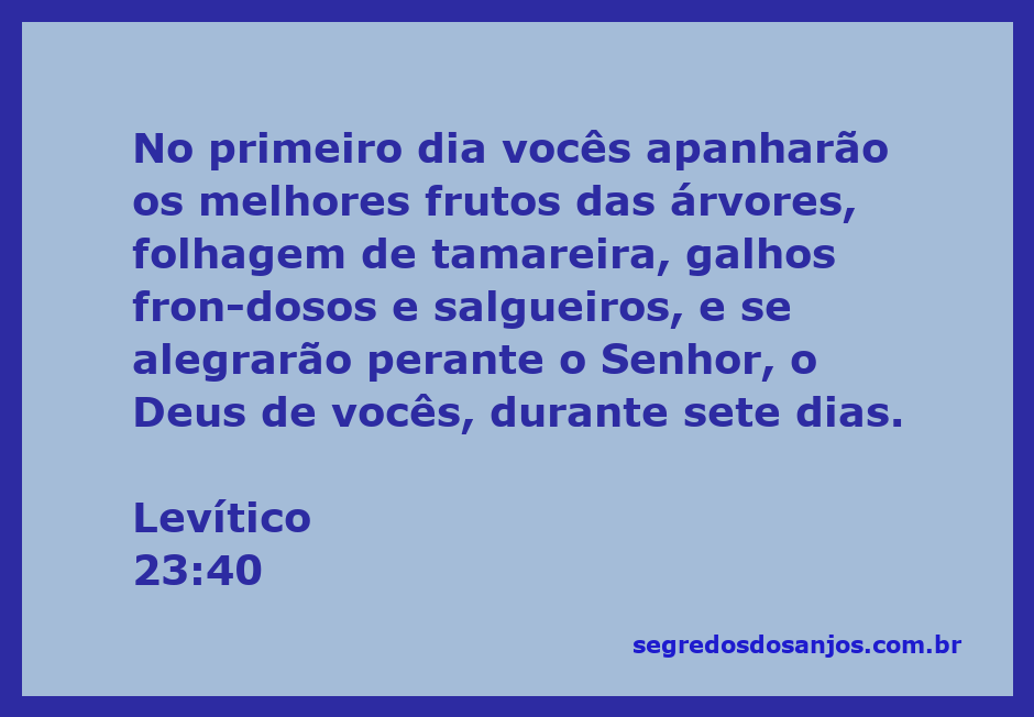 Celebração da colheita com frutos e folhagens, simbolizando a alegria diante de Deus.