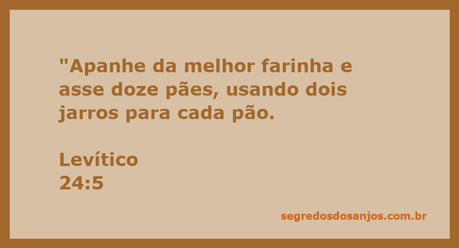 Imagem de pães feitos com farinha, simbolizando a instrução bíblica de Levítico 24:5.