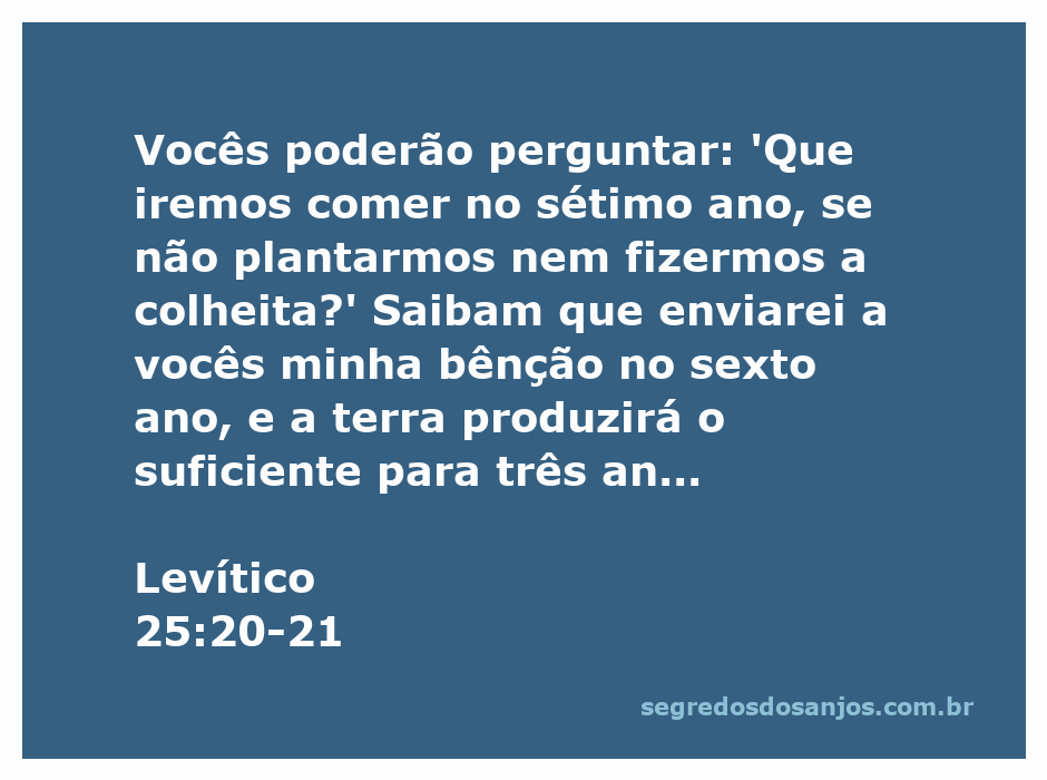 Imagem representando a bênção de Deus sobre a colheita no sétimo ano, conforme Levítico 25:20-21.