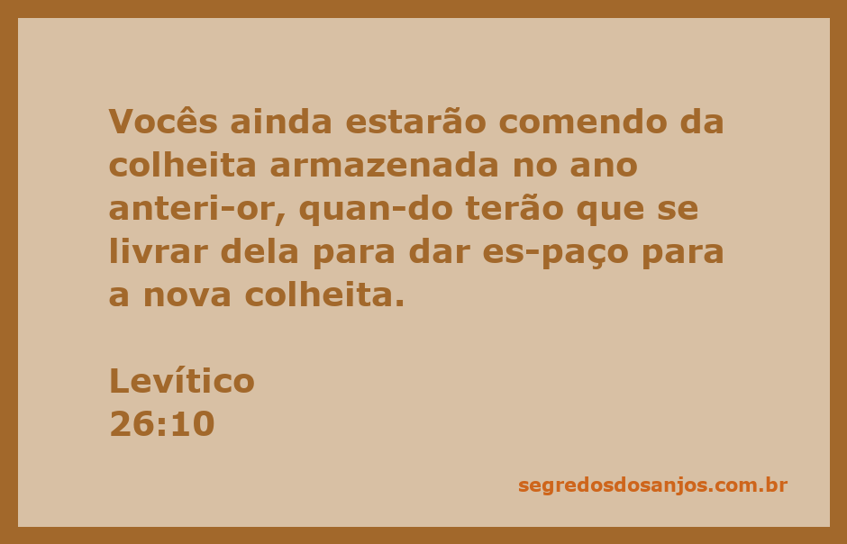 Imagem ilustrativa da colheita abundante, simbolizando a provisão divina e a transição entre colheitas.