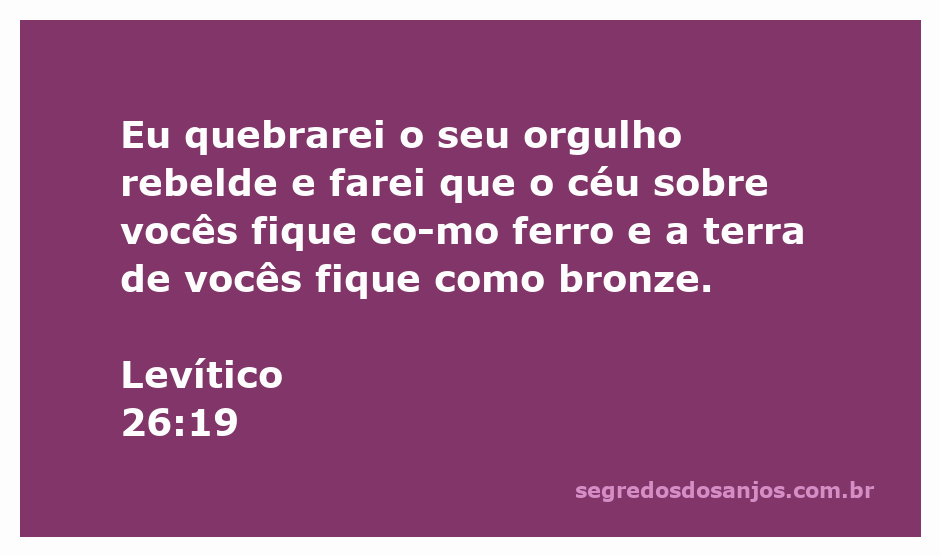 Uma representação simbólica da passagem bíblica Levítico 26:19, mostrando o céu como ferro e a terra como bronze, simbolizando a consequência do orgulho rebelde.